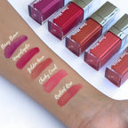 Luminous Liquid Blush displayed on a hand with swatches, set against a white background.